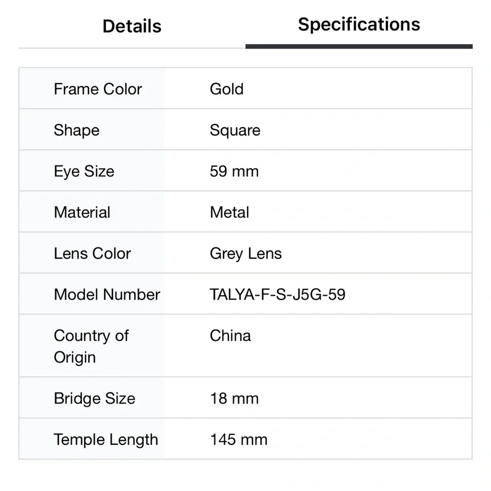 kate spade new york Women's TALYA 59mm Sunglasses NWT - Picture 13 of 14